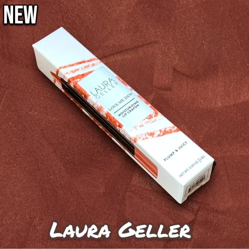 New NIB Laura Geller Beauty Love Me Dew Moisturizing Lip Crayon Plump & Juicy